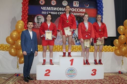 
<p>                                Определились призёры Чемпионата России по самбо среди студентов</p>
<p>                        